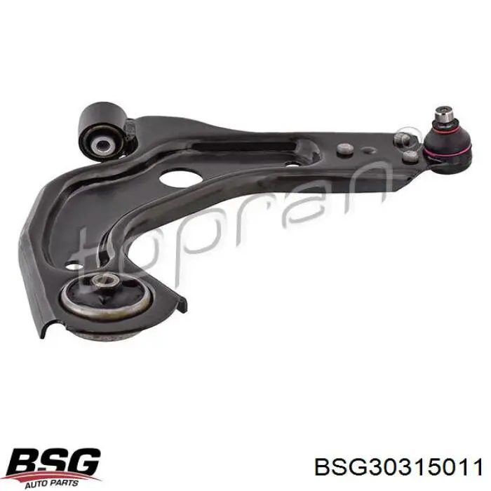Важіль передньої підвіски нижній, правий BSG BSG30315011 ціна, від 39.11 USD