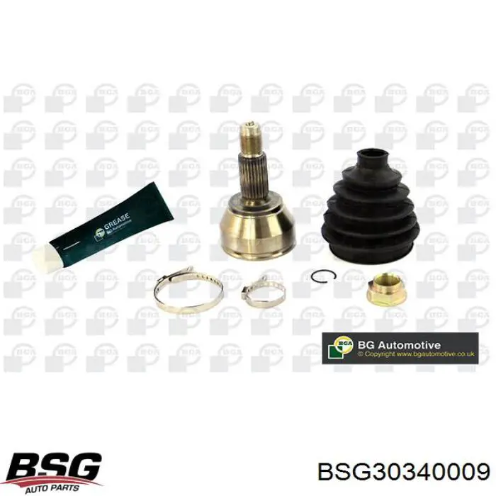 ШРУС зовнішній передній BSG30340009 BSG