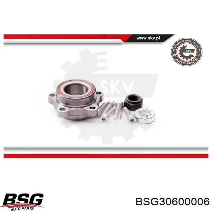 BSG30600006 BSG Підшипник маточини передньої
