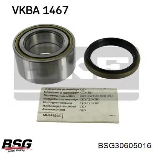 Купити BSG30605016 BSG Підшипник задньої ступиці