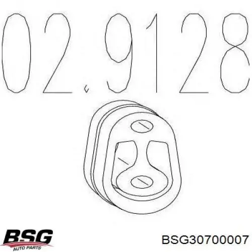 Купити 6679949 Ford Подушка глушника
