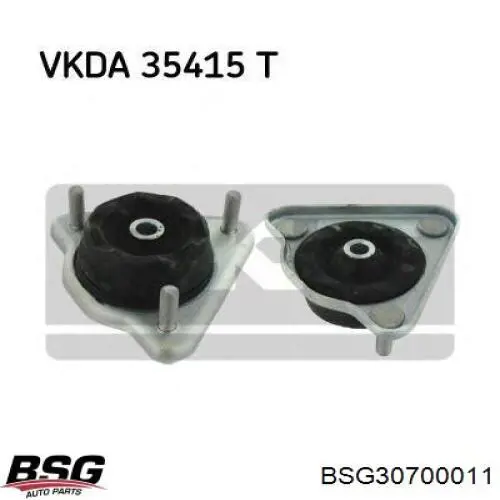 Опора стійки амортизатора переднього BSG BSG30700011 ціна, від 11.53 USD