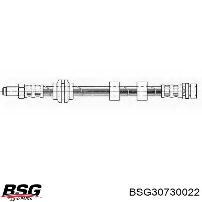 Гальмівні шланги передні BSG30730022 BSG