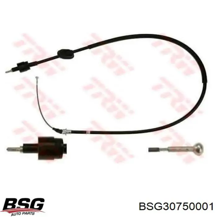 Трос зчеплення BSG BSG30750001 ціна, від 9.31 USD