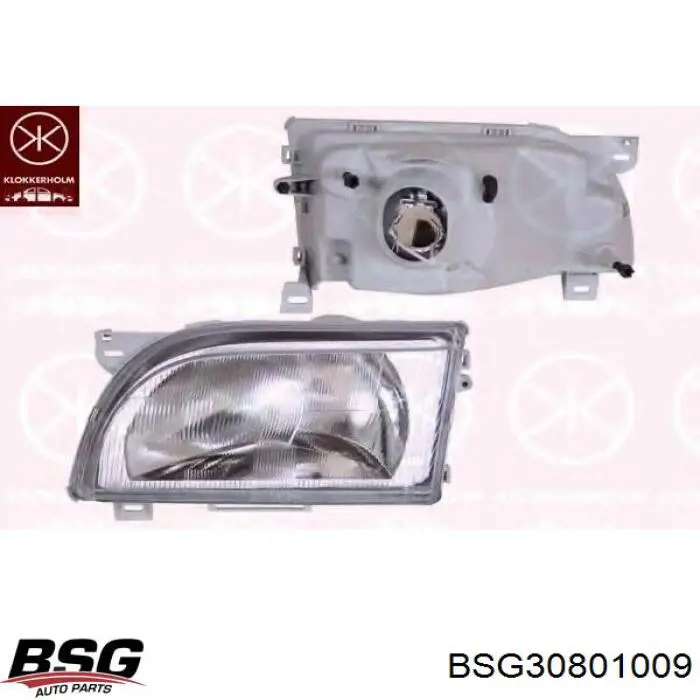 Скло фари правої 92VB13005AB Ford