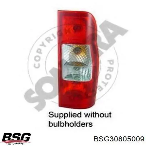Купити BSG30805009 BSG Задня права фара