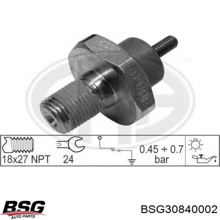 BSG30840002 BSG датчик тиску масла