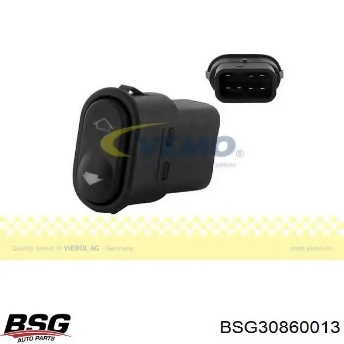 Центральна кнопка склопід'ємника BSG BSG30860013 ціна, від 5.76 USD