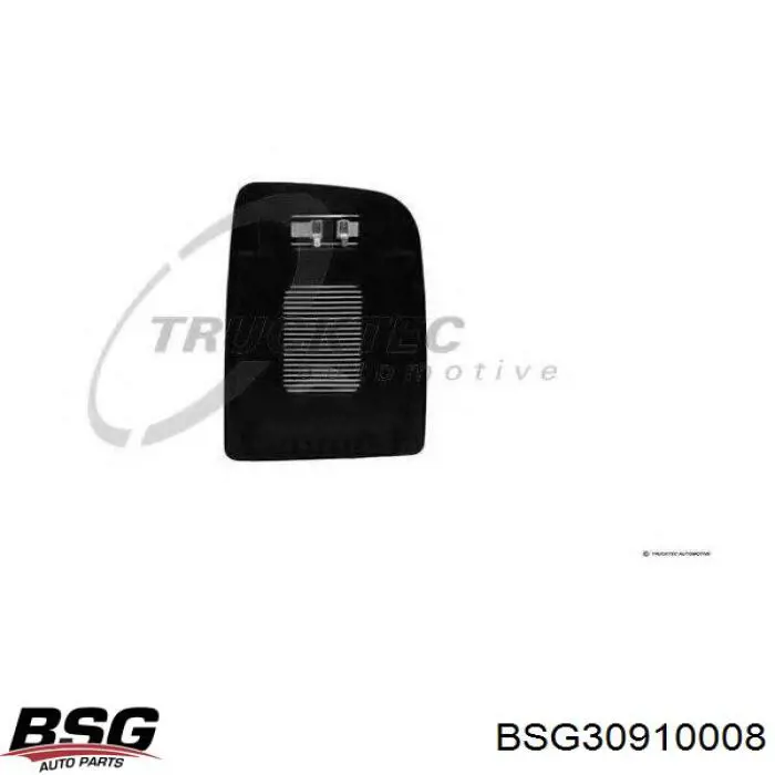 Скло дзеркала заднього виду, лівого TYC 31002341
