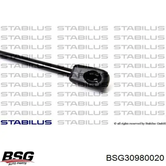 BSG30980020 BSG амортизатор кришки багажника/ двері 3/5-ї задньої