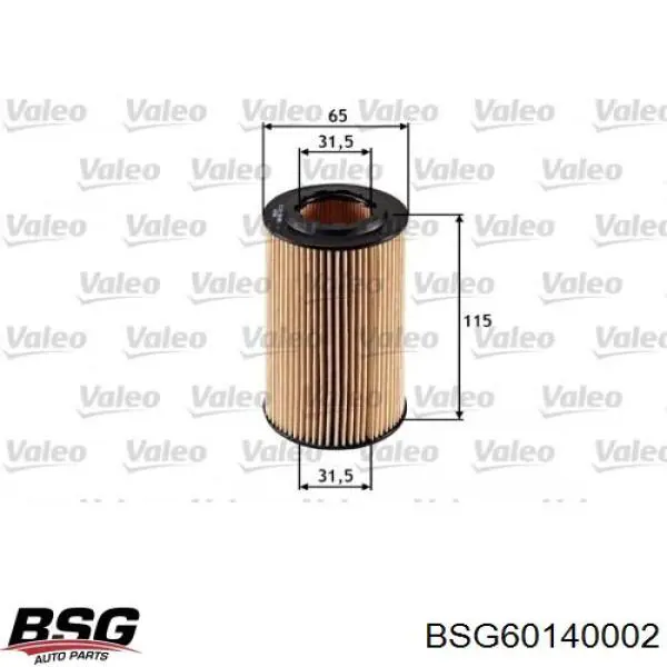Масляний фільтр двигуна BSG BSG60140002 ціна, від 5.17 USD