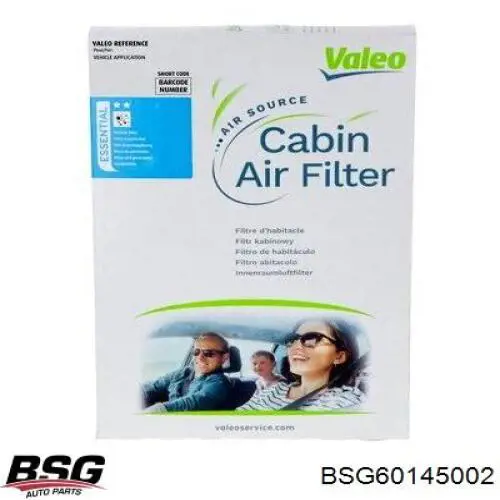 Фільтр салону BSG60145002 BSG