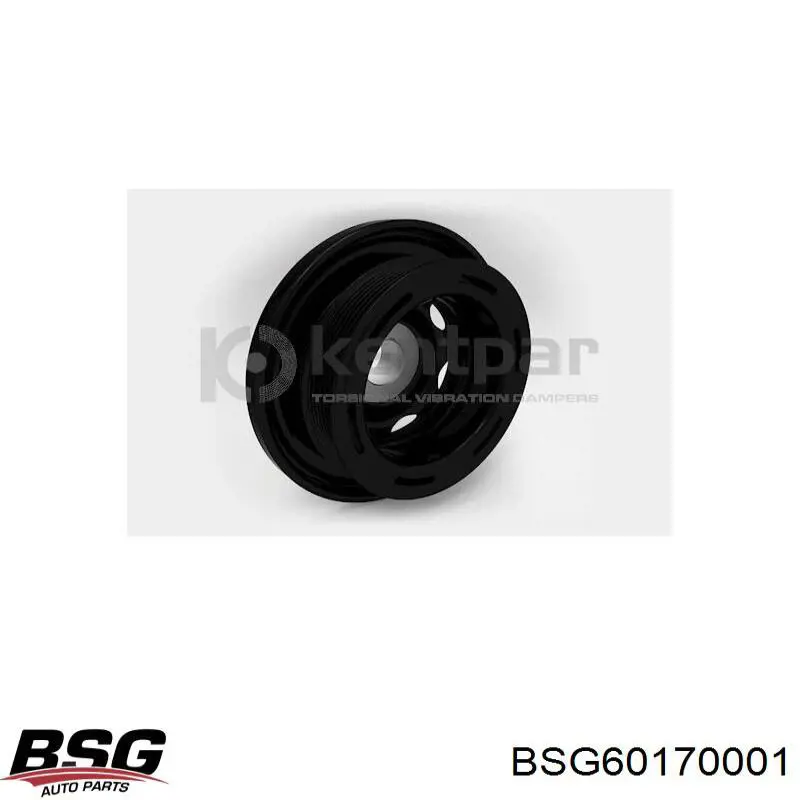 Шків колінвала (демпфер ) BSG BSG60170001 ціна, від 29.29 USD