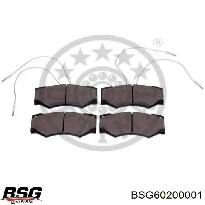 Гальмівні колодки BSG BSG60200001 ціна, від 16.57 USD