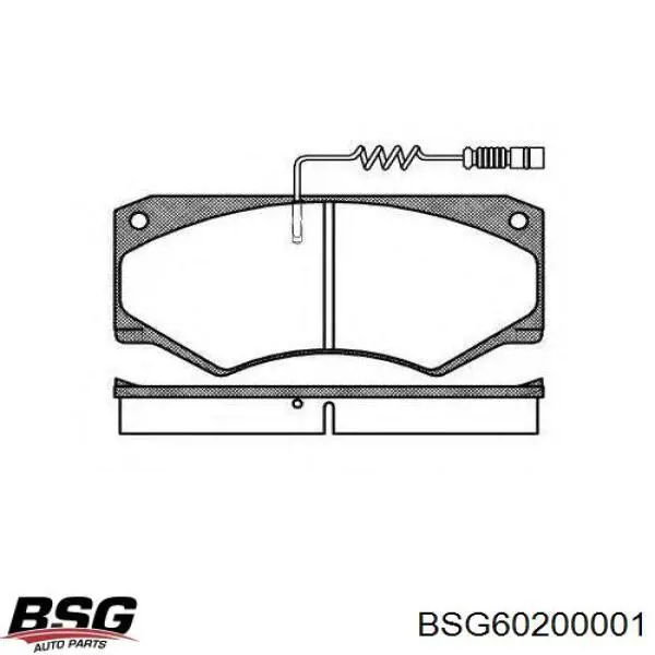 Гальмівні колодки BSG BSG60200001 ціна, від 16.57 USD