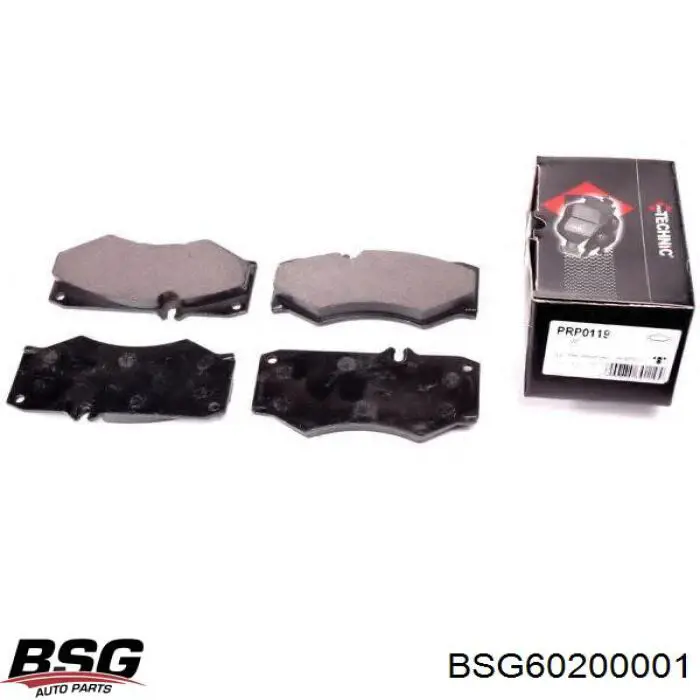 Купити BSG60200001 BSG Колодки гальмівні передні, дискові