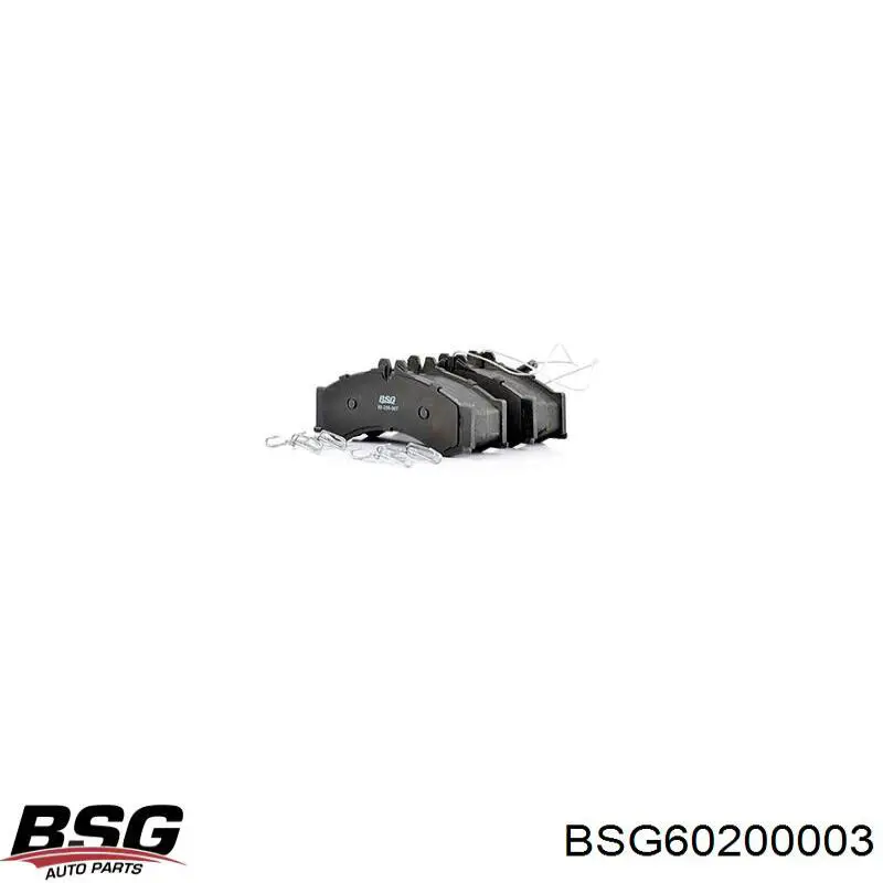 Задні гальмівні колодки BSG BSG60200003 ціна, від 24.38 USD