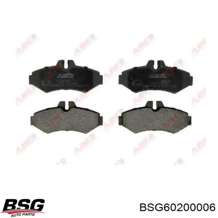 BSG60200006 BSG Колодки гальмівні задні, дискові