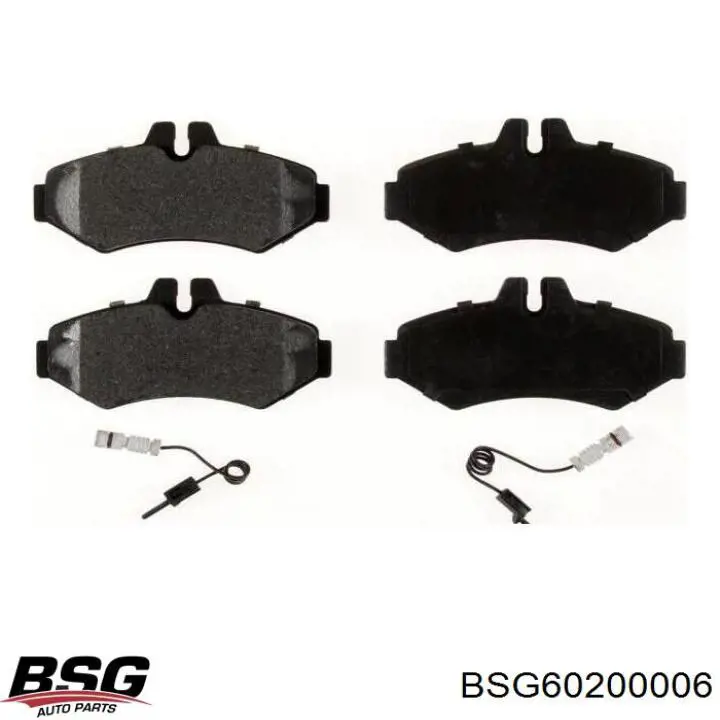 Купити BSG60200006 BSG Задні колодки