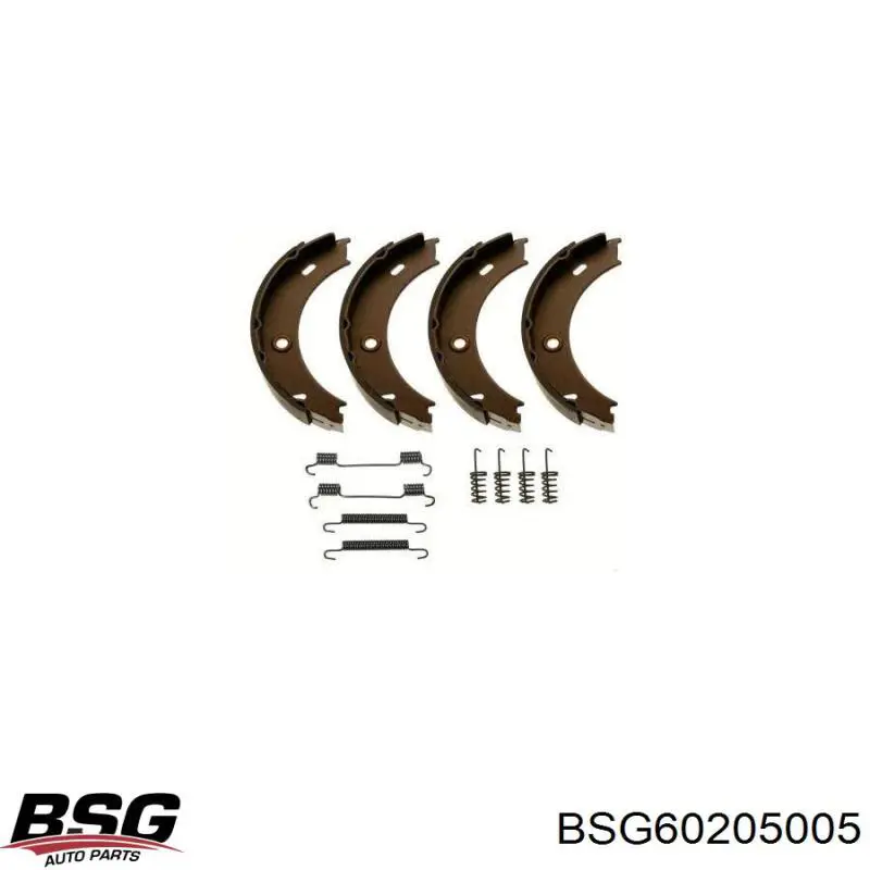 Купити BSG60205005 BSG Гальмівні колодки гальма стоянки