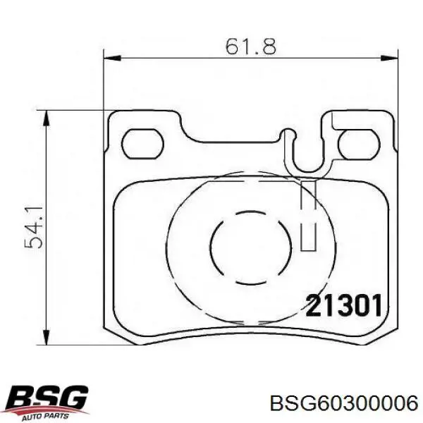 Стойка амортизатора передняя BSG BSG60300006 ціна, від 30.19 USD