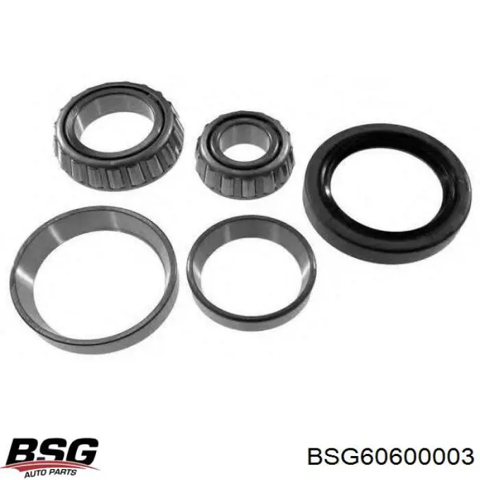 Комплект підшипник маточини передньої BSG BSG60600003 ціна, від 12.58 USD