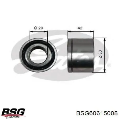 BSG60615008 BSG ролик натягувача приводного ременя