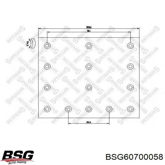 Втулка переднього стабілізатора BSG60700058 BSG