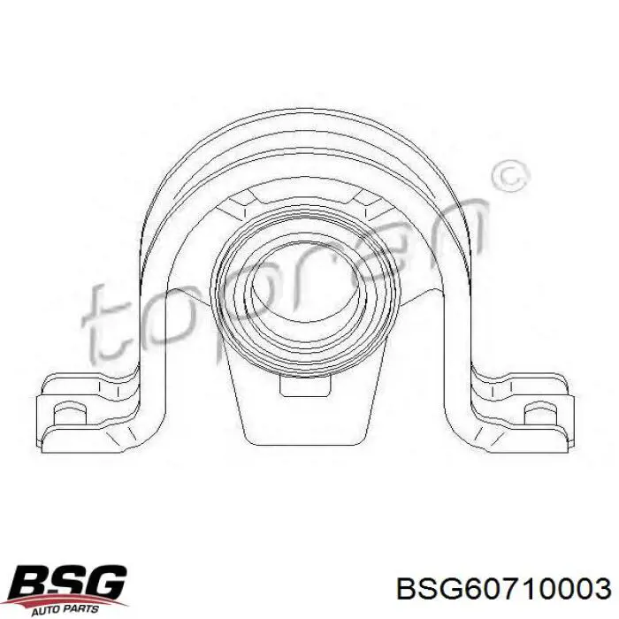 Підвісний підшипник карданного валу BSG60710003 BSG