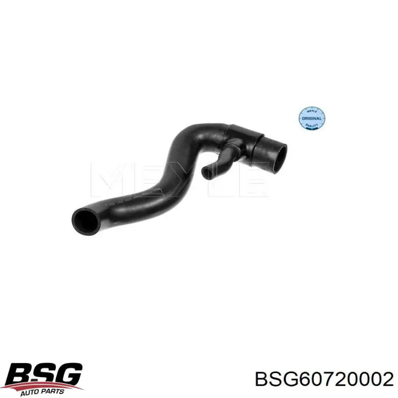 Шланг/патрубок радіатора охолодження, нижній BSG BSG60720002 ціна, від 12.47 USD