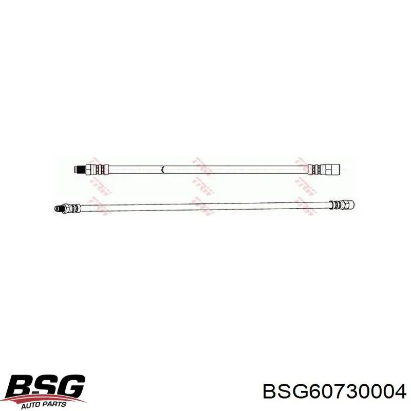 BSG60730004 BSG Гнучка гальмівна трубка передня