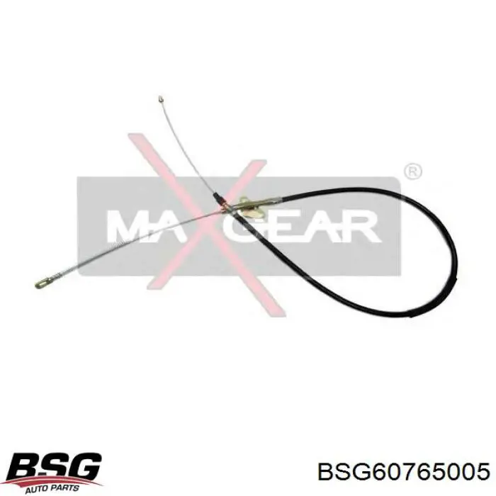 Трос стоянкового гальма задній правий BSG BSG60765005 ціна, від 8.97 USD