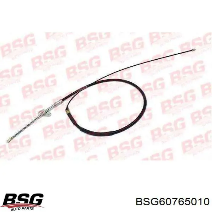 Трос ручного гальма задній, правий/лівий BSG BSG60765010 ціна, від 13.05 USD