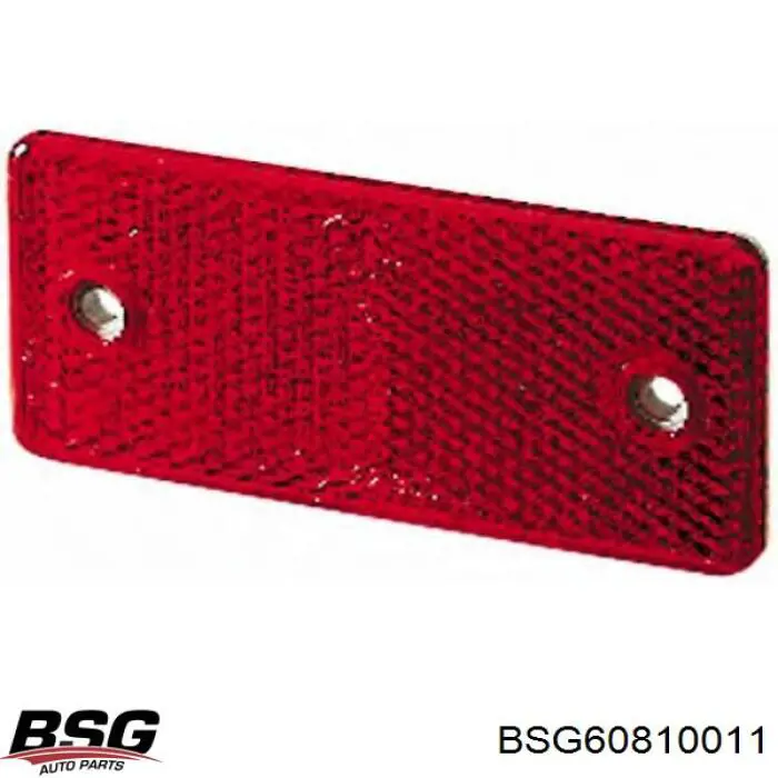 BSG60810011 BSG катафот (відбивач заднього бампера, лівий)