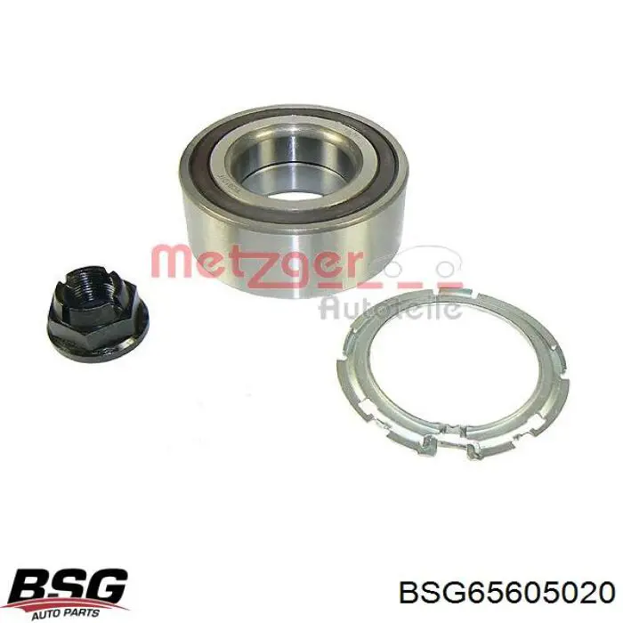 Комплект підшипник маточини передньої BSG BSG65605020 ціна, від 20.90 USD