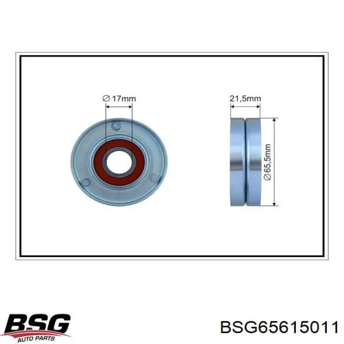 Натягувач приводного ременя BSG65615011 BSG