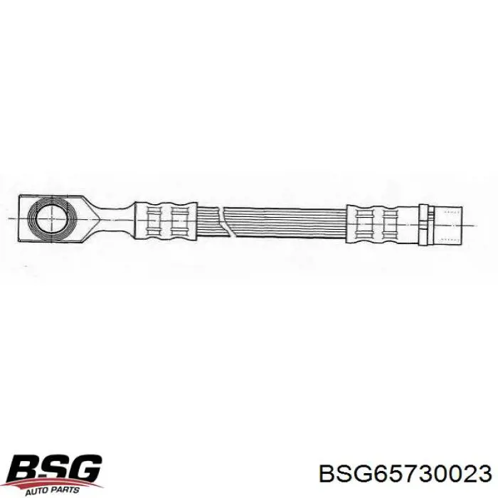 BSG65730023 BSG Шланг гальмівний задній