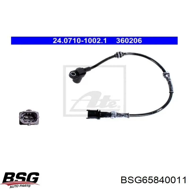 BSG65840011 BSG датчик абс (abs передній)