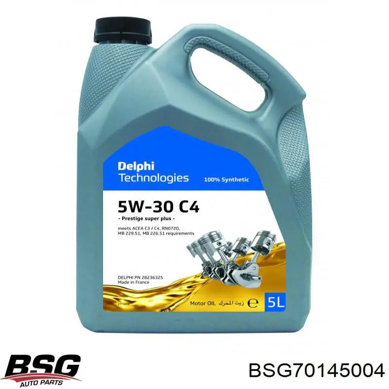 Повітряний фільтр салону BSG BSG70145004