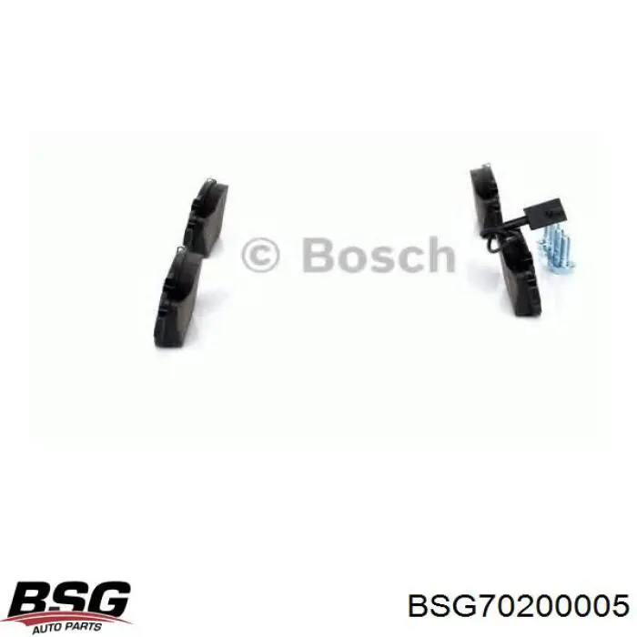 Купити BSG70200005 BSG Колодки гальмівні передні, дискові