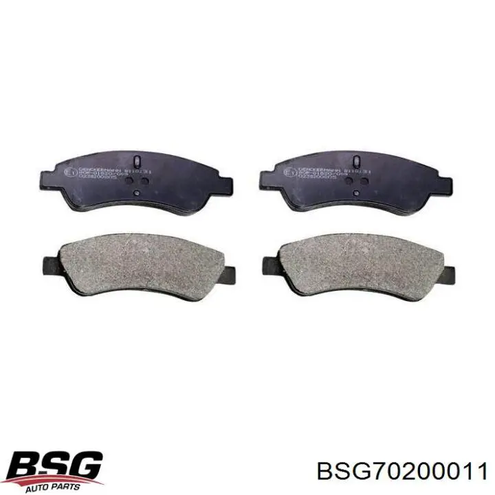 Гальмівні колодки BSG BSG70200011 ціна, від 16.34 USD