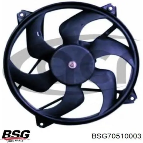 Купити 00001253C8 Peugeot/Citroen Електровентилятор охолодження в зборі (двигун + крильчатка)