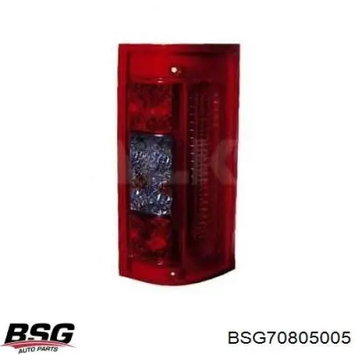 BSG70805005 BSG ліхтар задній лівий