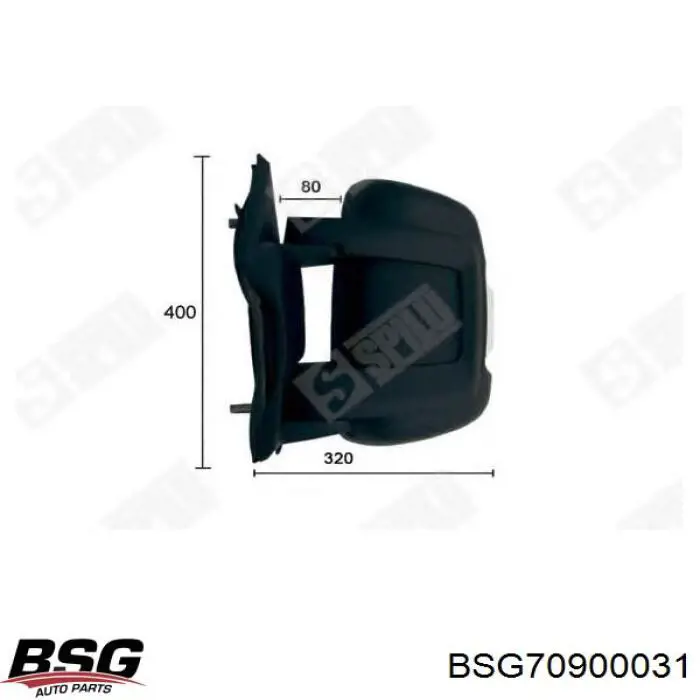 Ліве бокове дзеркало VF091L GP
