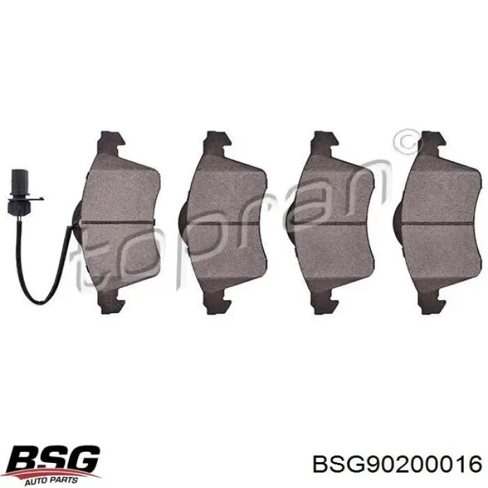 BSG90200016 BSG Передні гальмівні колодки