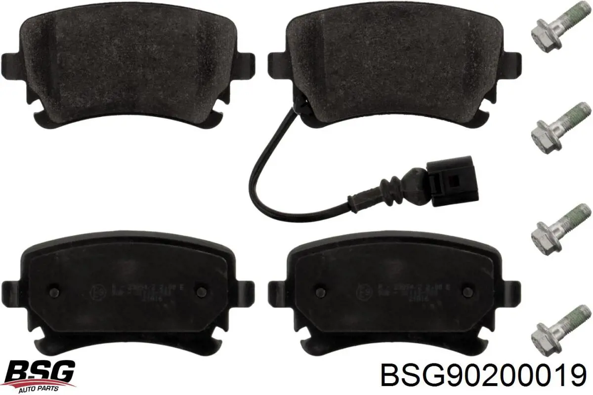 BSG90200019 BSG Колодки гальмівні задні, дискові