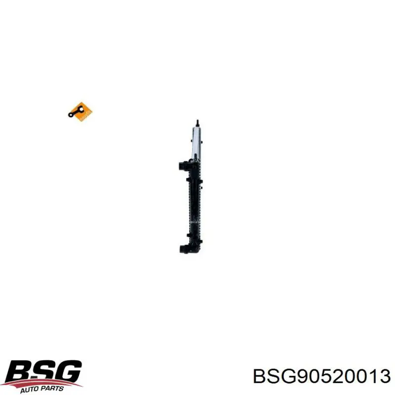 Радіатор основний BSG BSG90520013 ціна, від 58.04 USD