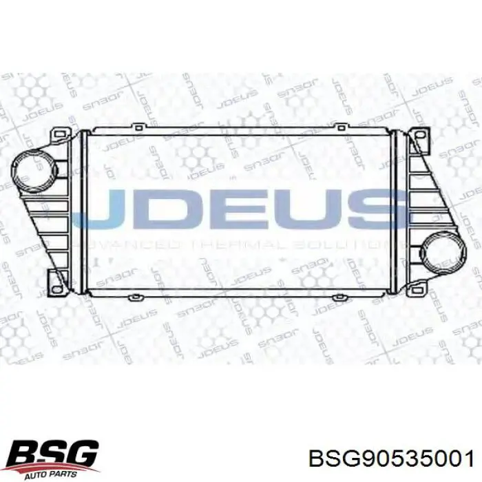 BSG90535001 BSG радіатор интеркуллера