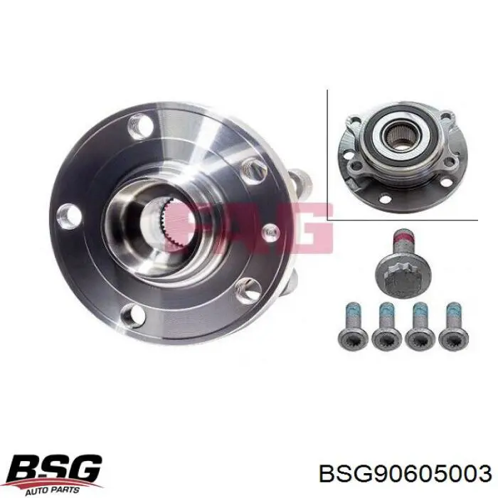 Купити BSG90605003 BSG Маточини передніх коліс