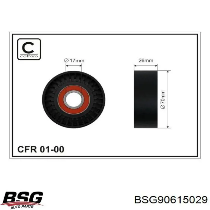 BSG90615029 BSG натягувач приводного ременя